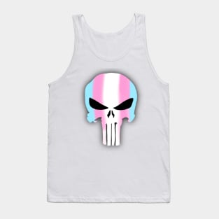 Trans Pride Skull Tank Top